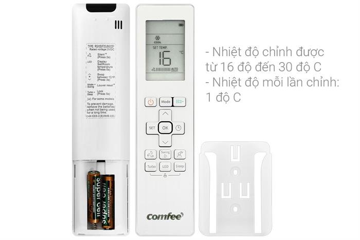Điều Hoà Comfee Inverter 18000 BTU 1 Chiều CFS-18VGDF